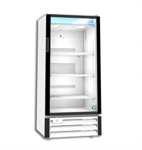 Hoshizaki RM-10-HC-WHT 1-Section Reach-In Glass Door Merchandiser Refrigerator, 8.75 Cu. Ft., Bottom-Mount, White