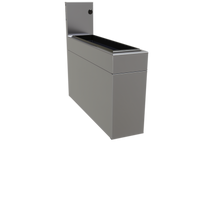 Glastender Underbar Stainless Steel Ice Bin with Sliding Cover, 21 lb Capacity