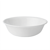 Corelle Essentials 18 oz Rectangular White Vitrelle Glass Cereal Bowl