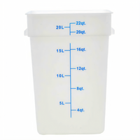 Omcan USA 80196 Commercial Food Storage Containers Case of 6