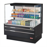 Turbo Air 48-Inch Low-Profile Horizontal Open Display Merchandiser Cooler, 15.2 Cu. Ft.