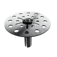 Glastender Underbar Rinser Faucet with 4-1/2 Inch Stainless Steel Plunger Plate and 30 PSI Regulator