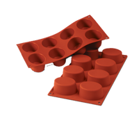 Silikomart Oval Silicone Mold, 8-Cavity, 7 x 11-3/4 Inch