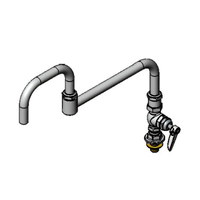 T&S Brass Big-Flo Single Temperature Single Pantry Deck Mount Faucet with 18-Inch Double Joint Swing Nozzle