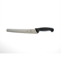 Mercer Culinary Millennia 10-Inch Left-Handed Wide Wavy Edge Bread Knife with Black Handle