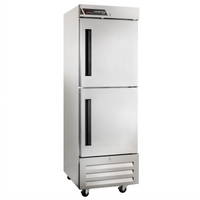 Centerline One-Section Self-Contained Reach-In Freezer with Half-Height Solid Left-Hinged Doors, 19.89 Cu. Ft.
