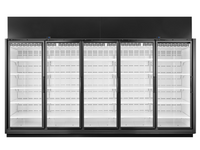 True Mfg. - Retail Merchandisers TRM5M-YN-BLK-WHT-1BLKLLLLL-4 Glass Door Merchandisers