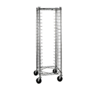 Metro RE1 Mobile End-Load Wire Bun Pan Rack, 38-Pan Capacity, 18 x 26-Inch Pans, Brite Zinc Finish