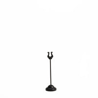 American Metalcraft Black Table Number Stand with Harp Clip, 2-1/4-Inch Diameter x 8-Inch H