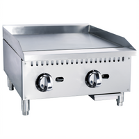 Admiral Craft Equipment Corp. BDECTG-24/NG Black Diamond Gas Griddles