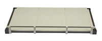 Cambro Camshelving Elevation Wall-Mounted Solid Add-On Shelf Kit, 18 x 24 Inches, Brushed Graphite
