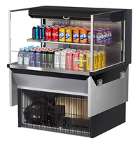 Turbo Air 36-Inch Low Profile Drop-In Countertop Horizontal Open Refrigerated Display Case, 7.5 Cu. Ft.