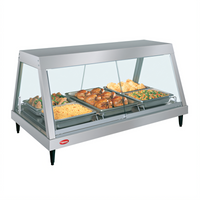 Hatco Glo-Ray Full-Service Countertop Hot Food Display Case, 3-Pan Single Shelf, See-Thru