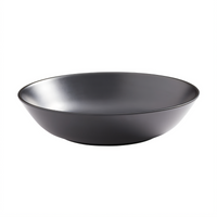 American Metalcraft 36 oz Black Matte Round Melamine Bowl