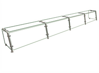 Hatco Flav-R-Shield EP21 Full-Service Pass-Over Sneeze Guard, 4-Bay, 144 x 15 x 17.25 Inches