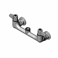 Equip 8-Inch Wall Mount Mixing Faucet, Nozzle Sold Separately, Ceramic Cartridges