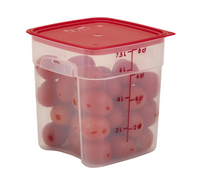 Cambro 8SFSPROPP190 CamSquare® Commercial Food Storage Containers Case of 6