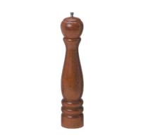 American Metalcraft 12-Inch Mahogany Wood Pepper Mill