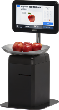 Hobart FreshServe Table Top Integrated Self-Service Digital Price Computing Scale with 14-Inch Touchscreen and Barcode Scanner