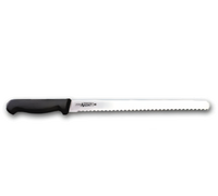 Advantage Series 12-Inch Serrated Slicer Knife with Black Polypropylene Handle