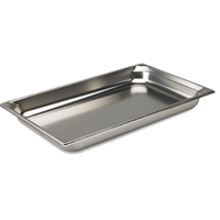 Vollrath Super Pan 3 1/1 GN Solid Hotel Pan, 2-Inch Deep, 7.7 Qt, 300 Series Stainless Steel