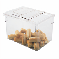 Cambro Camwear Clear Polycarbonate Food Storage Container, 18 x 26 x 15 in., 22 Gallon