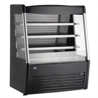 48-Inch Grab-and-Go Open-Air Refrigerated Showcase, Self-Contained, 15.04 Cu. Ft., Black