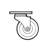Channel Manufacturing CPS54H Shelf Casters & Leveling Feet