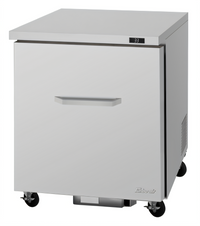 Turbo Air PRO Series One-Section Undercounter Drawer Refrigerator, Self-Contained Rear-Mount, 27-1/2-Inch Wide, 6.8 Cu. Ft.