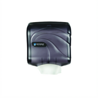 Ultrafold Oceans Compact Wall-Mount Multifold/C-Fold Paper Towel Dispenser, Black Pearl