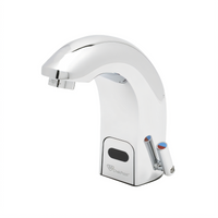 ChekPoint Above-Deck Electronic Touchless Faucet, Single-Hole Deck Mount, Cast Spout, 0.5 GPM, Battery/AC Powered