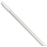 Sparta® 48-Inch x 1-Inch Fiberglass Threaded Broom and Mop Handle with Hanging Cap, White