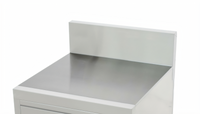 Advance Tabco SU-68 Underbar Drainboard Flat Top Work Surface Modification