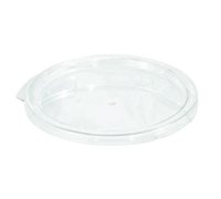 Clear Round Polyethylene Lid for 1 Qt Food Storage Container