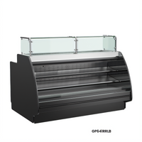 Fusion® Preparation/Self-Service Countertop Refrigerated Display Case with Remote DX Refrigeration