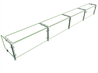 Hatco Flav-R-Shield EP11 Full-Service Pass-Over Sneeze Guard, 144 x 18 x 17.25 Inches, 18-Inch End Panels
