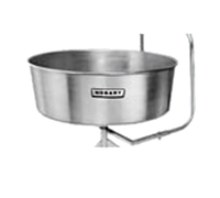 Hobart Weigh/Wrap RBG-2 Rotary Bin with Aluminum Tub, Stainless Steel Frame, and Casters