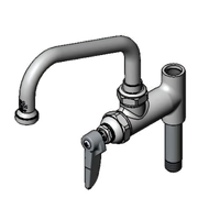 T&S Brass B-0155-CR Add-On Faucet for Pre-Rinse Units, 6-Inch Swing Nozzle