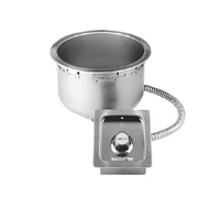 Wells SS-10TDU 11 Qt Top-Mount Round Drop-In Food Warmer with Drain, Thermostatic, 208/240V