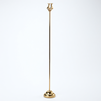Gold 18-Inch Harp Weighted Metal Number Stand
