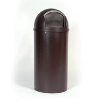 Rubbermaid Commercial Products FG817088BRN Marshal Bathroom Trash Can