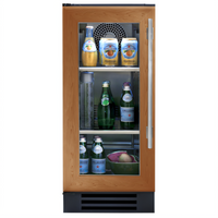 True Residential 15-Inch One-Section Undercounter Refrigerator with Panel-Ready Glass Door