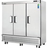 Everest Refrigeration EBF3 Three-Section Bottom-Mount Reach-In Freezer, 71 Cu. Ft.