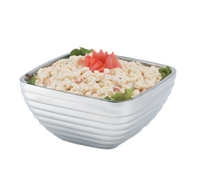 Vollrath Square Beehive Double-Wall Insulated Stainless Steel Serving Bowl, 3.2 Quart