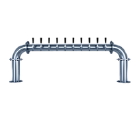 Titan U-Style Countertop Glycol-Cooled Draft Beer Tower with 10 Faucets