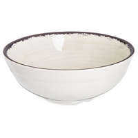Mingle™ 17 oz Sweet Cream Melamine Serving Bowl, 6 Inch Round