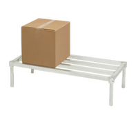 Channel Manufacturing Knock-Down Tubular Aluminum Dunnage Rack, 48 x 20 x 12 Inches