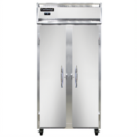 Continental Refrigerator Slim Line 2FSENSA Two-Section Reach-In Freezer with Stainless Steel Exterior