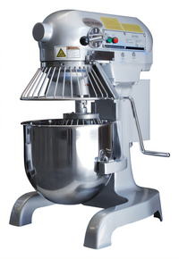 Serv-Ware 10 Qt Floor Planetary Dough Mixer, 3-Speed, 120V