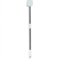 Sparta® 48-Inch Flexible White Nylon Paddle Scraper with Stainless Steel Handle